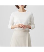 【ジェイ プレス/J.PRESS】の【洗える】Cotton Acetate ストライプ ニット プルオーバー オフ系|ID: prp329100004527009 ipo3291000000032686302