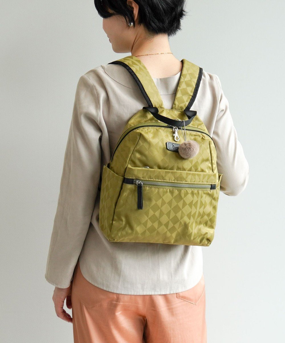 【エースバッグズアンドラゲッジ/ACE BAGS & LUGGAGE】のKanana project カナナモノグラム3rd リュックサック 11913 カナナ プロジェクト インテリア・キッズ・メンズ・レディースファッション・服の通販 founy(ファニー) 　ファッション　Fashion　レディースファッション　WOMEN　バッグ　Bag　コンパクト　Compact　抗菌　Antibacterial　軽量　Lightweight　セットアップ　Set Up　チャーム　Charm　定番　Standard　フロント　Front　ポケット　Pocket　リュック　Ruck Sack　再入荷　Restock/Back In Stock/Re Arrival　旅行　Travel　スーツケース キャリーケース　Suitcase　エレガント 上品　Elegant　ピスタチオ|ID: prp329100004527016 ipo3291000000032014808