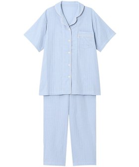 【ワコール 睡眠科学/wacoal suimin】のパジャマ 5分袖 半袖 9分丈 綿100%(天綿)(本体) レディース YDT144 睡眠科学/ワコール 人気、トレンドファッション・服の通販 founy(ファニー) ファッション Fashion レディースファッション Ladies' Fashion Online トップス・カットソー Tops/Tshirt なめらか Smooth パジャマ Pajamas ボトム Bottom 半袖 Short Sleeve |ID:prp329100004527017