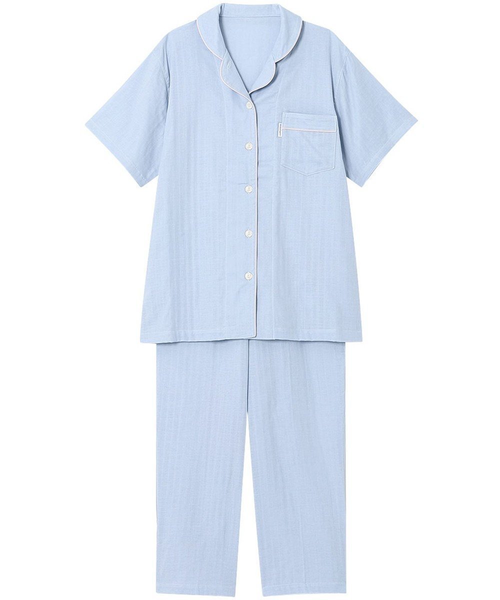 【ワコール 睡眠科学/wacoal suimin】のパジャマ 5分袖 半袖 9分丈 綿100%(天綿)(本体) レディース YDT144 睡眠科学/ワコール 人気、トレンドファッション・服の通販 founy(ファニー) 　ファッション　Fashion　レディースファッション　Ladies' Fashion Online　トップス・カットソー　Tops/Tshirt　なめらか　Smooth　パジャマ　Pajamas　ボトム　Bottom　半袖　Short Sleeve　 other-1|ID: prp329100004527017 ipo3291000000032650669
