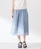 【ジェイ プレス/J.PRESS】の【洗える】ブライトスパンボイル スカート サックスブルー系|ID: prp329100004527032 ipo3291000000032014882