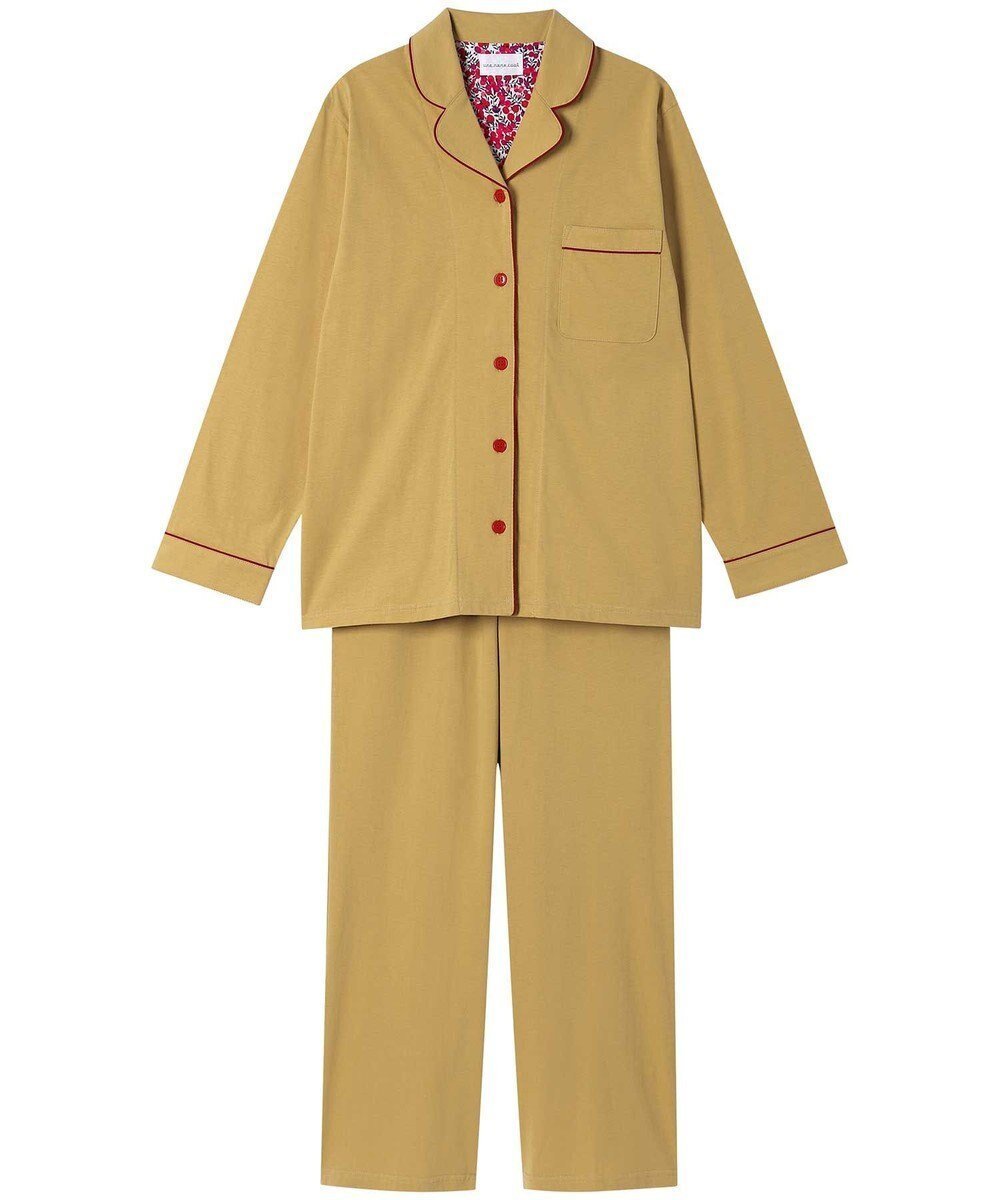 【ウンナナクール/une nana cool】の【綿100%】ハイゲージ天竺パジャマ MADE WITH LIBERTY FABRIC インテリア・キッズ・メンズ・レディースファッション・服の通販 founy(ファニー) 　ファッション　Fashion　レディースファッション　Fashion for Women　パイピング　Piping, Trim Design　パジャマ　Pajamas, Sleepwear　おすすめ　Recommended / Our Picks　ギフト プレゼント　Gift / Present　OC|ID: prp329100004527033 ipo3291000000032552576