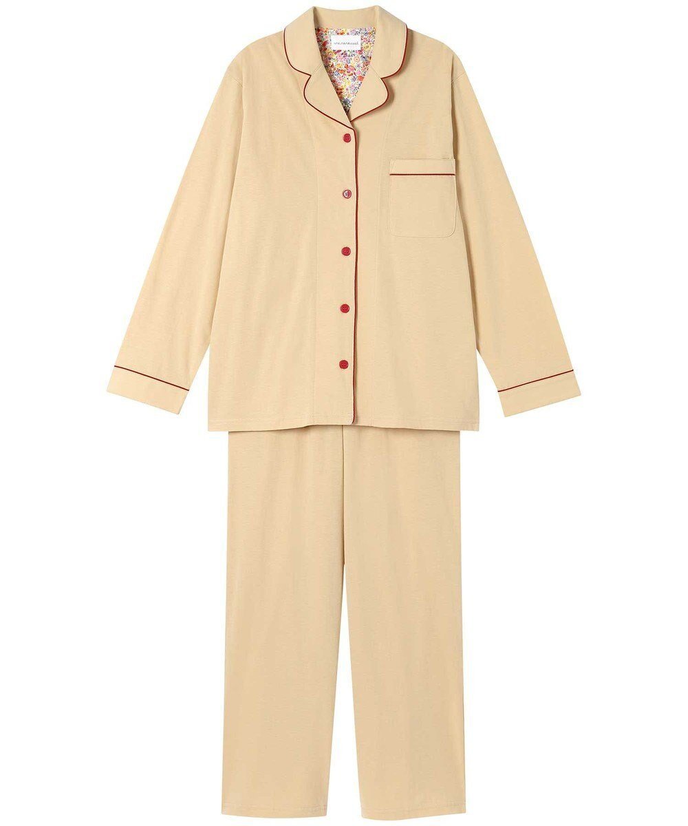 【ウンナナクール/une nana cool】の【綿100%】ハイゲージ天竺パジャマ MADE WITH LIBERTY FABRIC インテリア・キッズ・メンズ・レディースファッション・服の通販 founy(ファニー) 　ファッション　Fashion　レディースファッション　Fashion for Women　パイピング　Piping, Trim Design　パジャマ　Pajamas, Sleepwear　おすすめ　Recommended / Our Picks　ギフト プレゼント　Gift / Present　YE|ID: prp329100004527033 ipo3291000000032552583