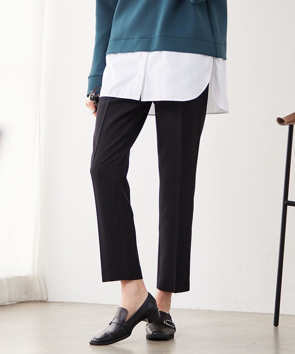 【アイシービー/iCB】の【洗える】ウール2WAYストレッチ テーパードパンツ インテリア・キッズ・メンズ・レディースファッション・服の通販 founy(ファニー) 　ファッション　Fashion　レディースファッション　WOMEN　パンツ　Pants　洗える　Washable　キャミソール　Camisole　ジャケット　Jacket　ストレッチ　Stretch　ストレート　Straight　スマート　Smart　セットアップ　Set Up　センター　Center　ワイド　Wide　A/W・秋冬　Aw・Autumn/Winter・Fw・Fall-Winter　おすすめ　Recommend　2023年　2023　2023-2024秋冬・A/W　Aw/Autumn/Winter//Fw/Fall-Winter/2023-2024　ブラック系|ID: prp329100004527035 ipo3291000000032014915