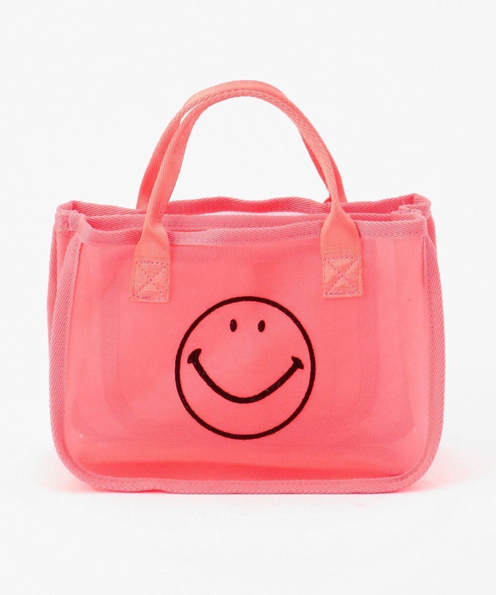 【アンビリオン/UNBILLION】のcachecache スマイルモチーフメッシュバッグインバッグ インテリア・キッズ・メンズ・レディースファッション・服の通販 founy(ファニー) 　ファッション　Fashion　レディースファッション　Fashion for Women　バッグ　Bags　カラフル　Colorful Design　ハンド　Hand, Handmade　ミックス　Mix, Mixed Style　メッシュ　Mesh, Net Fabric　モチーフ　Motif, Design Theme　再入荷　Restock / Back in Stock　ピンク|ID: prp329100004527052 ipo3291000000034257581