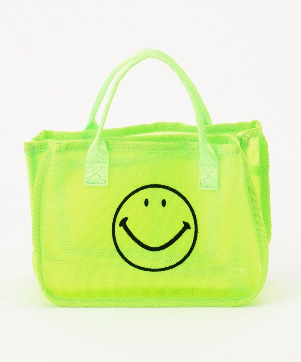 【アンビリオン/UNBILLION】のcachecache スマイルモチーフメッシュバッグインバッグ インテリア・キッズ・メンズ・レディースファッション・服の通販 founy(ファニー) 　ファッション　Fashion　レディースファッション　Fashion for Women　バッグ　Bags　カラフル　Colorful Design　ハンド　Hand, Handmade　ミックス　Mix, Mixed Style　メッシュ　Mesh, Net Fabric　モチーフ　Motif, Design Theme　再入荷　Restock / Back in Stock　イエロー|ID: prp329100004527052 ipo3291000000034257584