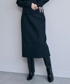 【アイシービー/iCB】の【洗える】 クロスコンビ ニットスカート ブラック系|ID: prp329100004527055 ipo3291000000032015004