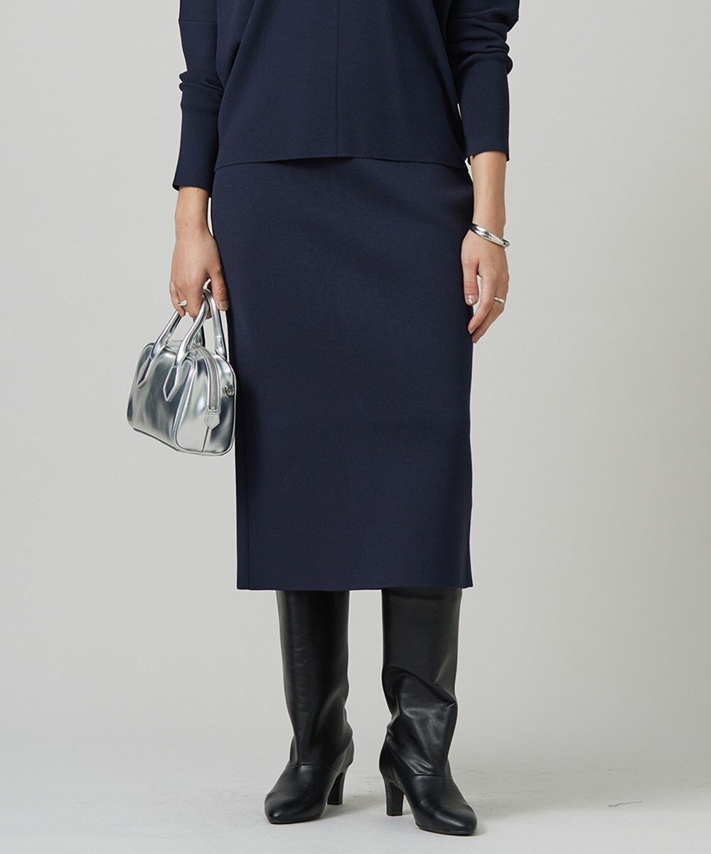 【アイシービー/iCB】の【洗える】 クロスコンビ ニットスカート インテリア・キッズ・メンズ・レディースファッション・服の通販 founy(ファニー) ファッション Fashion レディースファッション Fashion for Women スカート Skirts 洗える Machine Washable コンパクト Compact, Small Size コンビ Combo, Combination Style スタイリッシュ Stylish, Fashionable ストレッチ Stretch, Stretchy Fabric センター Center, Center Line タイトスカート Pencil Skirt, Tight Skirt 定番 Standard, Basic Item 人気 Popular, Best Seller A/W・秋冬 Autumn/Winter 2024年 2024 エレガント 上品 Elegant 2024-2025秋冬・A/W Autumn/Winter 2024–25 AW24–25 ネイビー系|ID: prp329100004527055 ipo3291000000034297515