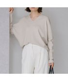 【アイシービー/iCB】の【洗える】 クロスコンビ Vネックプルオーバー トープ系|ID: prp329100004527056 ipo3291000000032015008