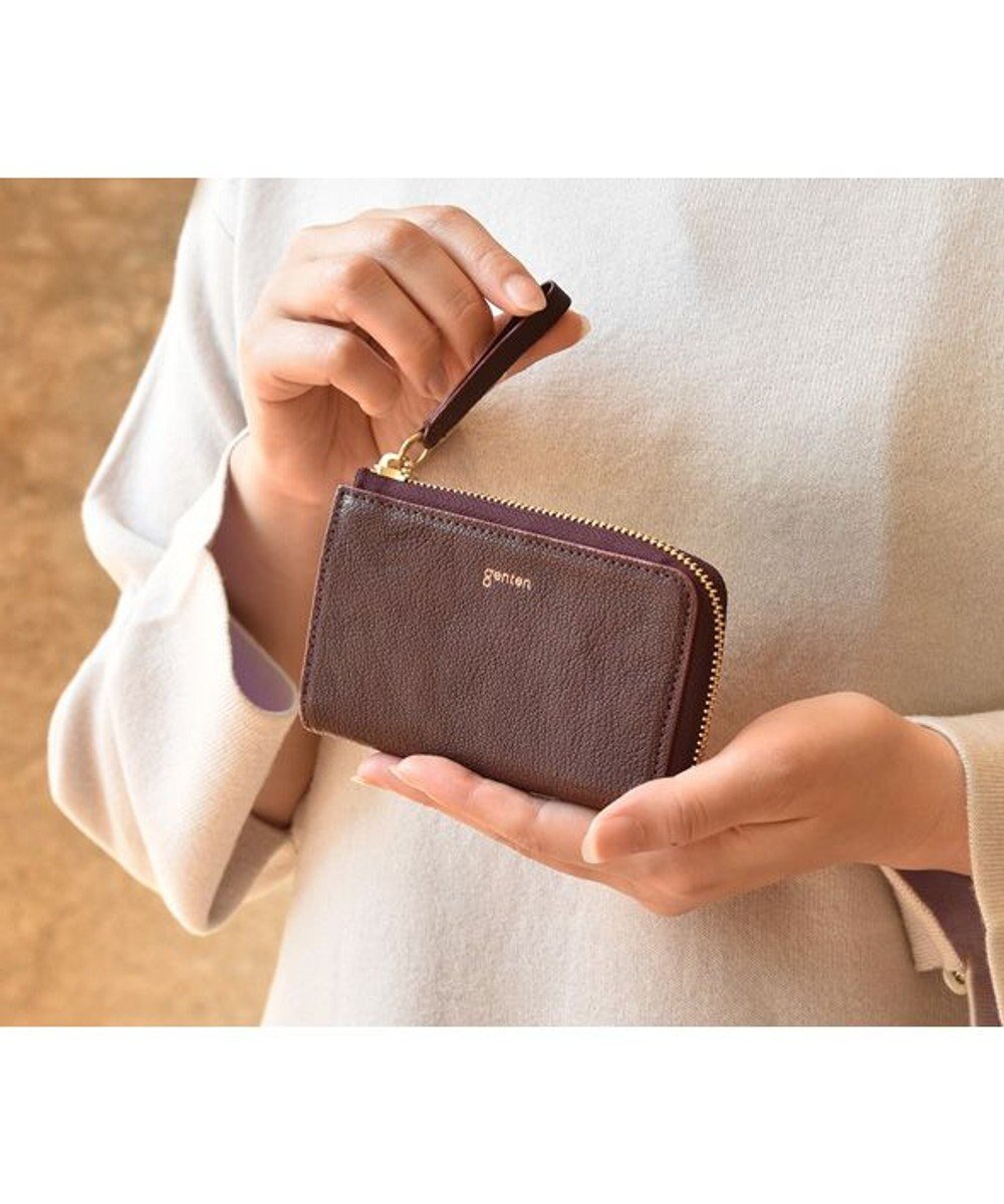 【ゲンテン/genten】のフレスコ キーケース インテリア・キッズ・メンズ・レディースファッション・服の通販 founy(ファニー) 　ファッション　Fashion　レディースファッション　WOMEN　財布　Wallets　アクセサリー　Accessories　イタリア　Italy　インド　India　シンプル　Simple　財布　Wallet　エレガント 上品　Elegant　カシス|ID: prp329100004527064 ipo3291000000032015043