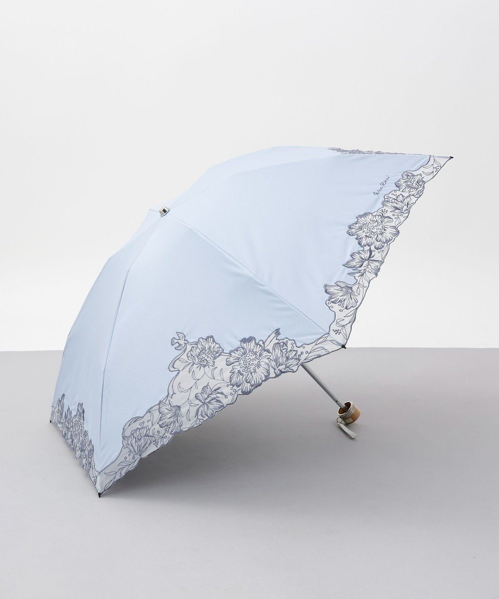 【アウロラ/AURORA】のNINA RICCI (ニナリッチ) 刺しゅうオーガンジー掛け合わせ 晴雨兼用パラソル(折り畳み・ミニ傘) 人気、トレンドファッション・服の通販 founy(ファニー) 　ファッション　Fashion　レディースファッション　WOMEN　傘 / レイングッズ　Umbrellas/Rainwear　エレガント 上品　Elegant　オーガンジー　Organdy　傘　Umbrella　軽量　Lightweight　サマー　Summer　日傘　Parasol　リボン　Ribbon　ワーク　Work　再入荷　Restock/Back In Stock/Re Arrival　 other-1|ID: prp329100004527066 ipo3291000000032015049
