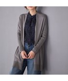 【エニィファム/any FAM】の【洗濯機可】リブスリーブカーディガン チャコール|ID: prp329100004527068 ipo3291000000032015062
