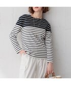 【23区/NIJYUSANKU】の【Oggi4月号掲載/洗える】Armor-lux バイカラーボーダー カットソー ネイビーxアイボリーボーダー|ID: prp329100004527073 ipo3291000000032015081