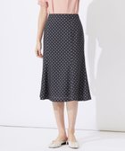 【ジェイ プレス/J.PRESS】の【洗える】ジオメトリックプリント スカート ネイビー系5|ID: prp329100004527082 ipo3291000000034283289