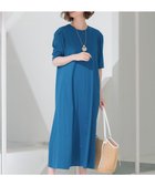 【23区/NIJYUSANKU】の【洗える】ALBINIコーコラン タックスリーブ ワンピース ブルー系|ID: prp329100004527085 ipo3291000000032015127