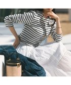 【23区/NIJYUSANKU】の【Oggi4月号掲載/洗える】Armor-lux ボーダー カットソー アイボリーxブラックボーダー|ID: prp329100004527091 ipo3291000000032015150