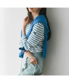 【23区/NIJYUSANKU】の【Oggi4月号掲載/洗える】Armor-lux ボーダー カットソー アイボリーxブルーボーダー|ID: prp329100004527091 ipo3291000000032015152