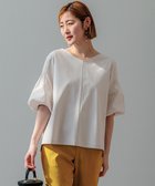 【23区/NIJYUSANKU】の【新色追加/洗える】スムースデザイン パフスリーブ カットソー ベージュ系|ID: prp329100004527092 ipo3291000000032015156