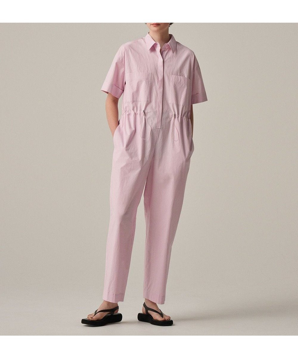 【アンクレイヴ/uncrave】の【洗濯機洗い可】カラータイプライター オールインワン(uncrave WHITE) 人気、トレンドファッション・服の通販 founy(ファニー) 　ファッション　Fashion　レディースファッション　WOMEN　ワンピース　Dress　オールインワン ワンピース　All In One Dress　サロペット　Salopette　春　Spring　シェイプ　Shape　ショート　Short　タイプライター　Typewriter　なめらか　Smooth　フレア　Flare　フロント　Front　ポケット　Pocket　モダン　Modern　ワッシャー　Washer　S/S・春夏　Ss・Spring/Summer　夏　Summer　エレガント 上品　Elegant　 other-1|ID: prp329100004527093 ipo3291000000032015160