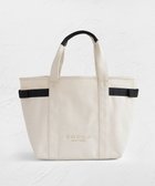 【トッカ/TOCCA】の【A4サイズ対応】SIDE RIBBON CANVASTOTE トートバッグ オフ×ブラック系|ID: prp329100004527105 ipo3291000000032015213