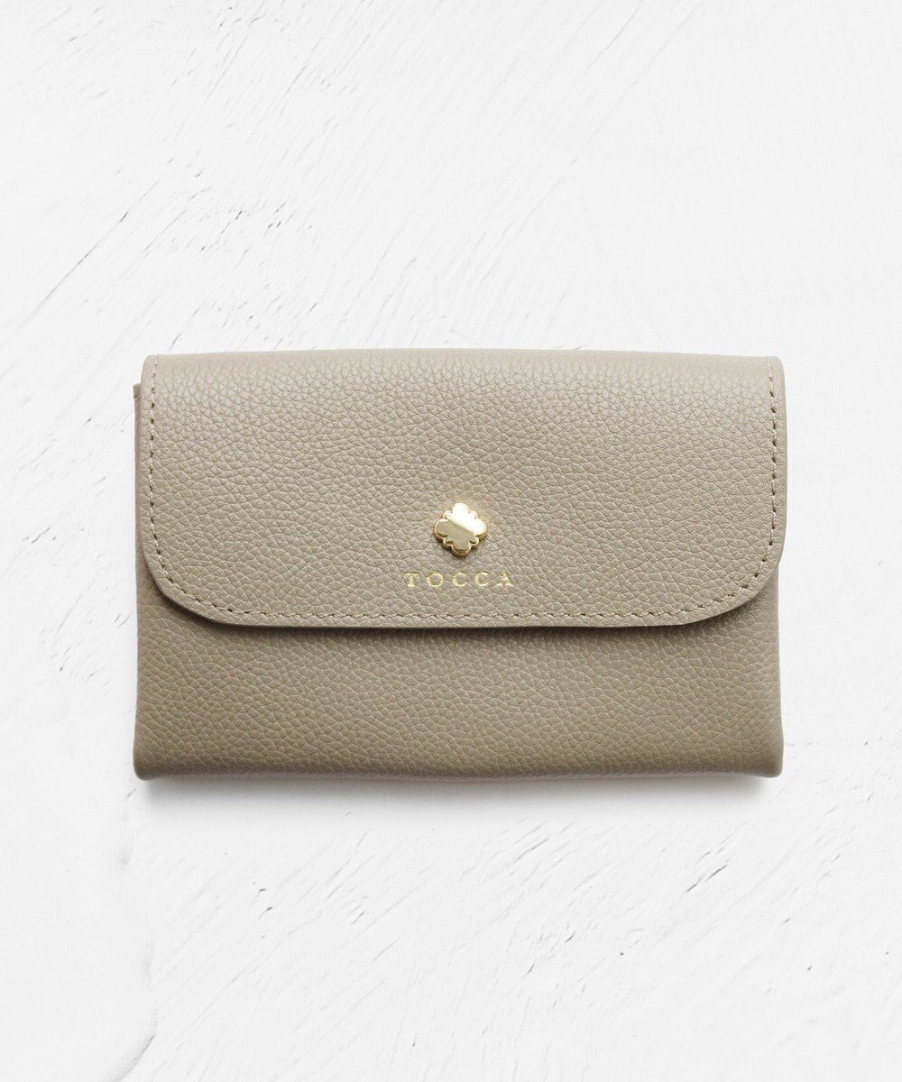【トッカ/TOCCA】のTOCCA CLOVER KEYPOUCH キーリング付きマルチポーチ インテリア・キッズ・メンズ・レディースファッション・服の通販 founy(ファニー) 　ファッション　Fashion　レディースファッション　Fashion for Women　ミニ財布・二つ折り財布　Wallets & Card Cases　ポーチ&ミニバッグ　Pouches & Mini Bags　2025年　2025　2025春夏・S/S　Spring/Summer 2025 SS25　おすすめ　Recommended / Our Picks　コイン　Coin, Coin Design　シンプル　Simple, Minimal　スマート　Smart, Elegant　ポケット　Pocket, Pocket Detail　ポーチ　Pouch, Small Case　メタル　Metal, Metal Parts　リュクス　Luxury, Elegant, High-End, Chic　ロマンティック　Romantic, Feminine Style　夏　Summer　S/S・春夏　SS, Spring/Summer, Warm Season　財布　Wallet, Purse　雑誌　Magazine, Fashion Magazine　グレー系|ID: prp329100004527106 ipo3291000000032298733