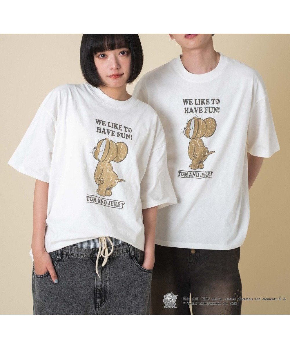 【ウィゴー/WEGO】の【新柄追加/TOMandJERRY/ユニセックス着用ITEM/SMLサイズ展開】TOMandJERRYグラフィックT(S) インテリア・キッズ・メンズ・レディースファッション・服の通販 founy(ファニー) 　ファッション　Fashion　レディースファッション　WOMEN　トップス・カットソー　Tops/Tshirt　シャツ/ブラウス　Shirts/Blouses　ロング / Tシャツ　T-Shirts　カットソー　Cut and Sewn　ヴィンテージ　Vintage　春　Spring　カットソー　Cut And Sew　カーゴパンツ　Cargo Pants　キャラクター　Character　グラフィック　Graphic　今季　This Season　スマホ　Smartphone　ダメージ　Damage　デニム　Denim　ネコ　Cat　人気　Popularity　パターン　Pattern　プリント　Print　S/S・春夏　Ss・Spring/Summer　おすすめ　Recommend　夏　Summer　柄5|ID: prp329100004527112 ipo3291000000032015254