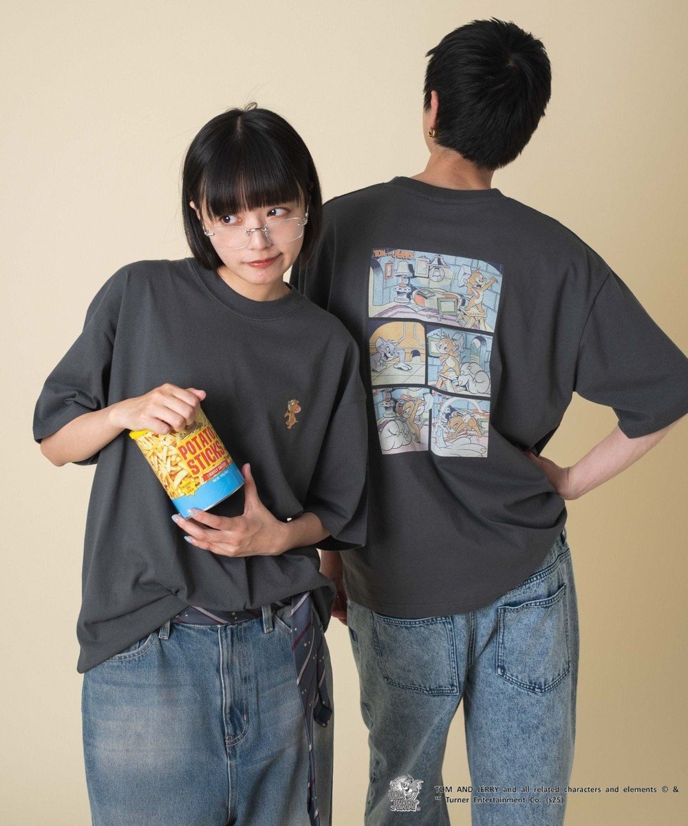 【ウィゴー/WEGO】の【新柄追加/TOMandJERRY/ユニセックス着用ITEM/SMLサイズ展開】TOMandJERRYグラフィックT(S) インテリア・キッズ・メンズ・レディースファッション・服の通販 founy(ファニー) 　ファッション　Fashion　レディースファッション　WOMEN　トップス・カットソー　Tops/Tshirt　シャツ/ブラウス　Shirts/Blouses　ロング / Tシャツ　T-Shirts　カットソー　Cut and Sewn　ヴィンテージ　Vintage　春　Spring　カットソー　Cut And Sew　カーゴパンツ　Cargo Pants　キャラクター　Character　グラフィック　Graphic　今季　This Season　スマホ　Smartphone　ダメージ　Damage　デニム　Denim　ネコ　Cat　人気　Popularity　パターン　Pattern　プリント　Print　S/S・春夏　Ss・Spring/Summer　おすすめ　Recommend　夏　Summer　柄8|ID: prp329100004527112 ipo3291000000032015257