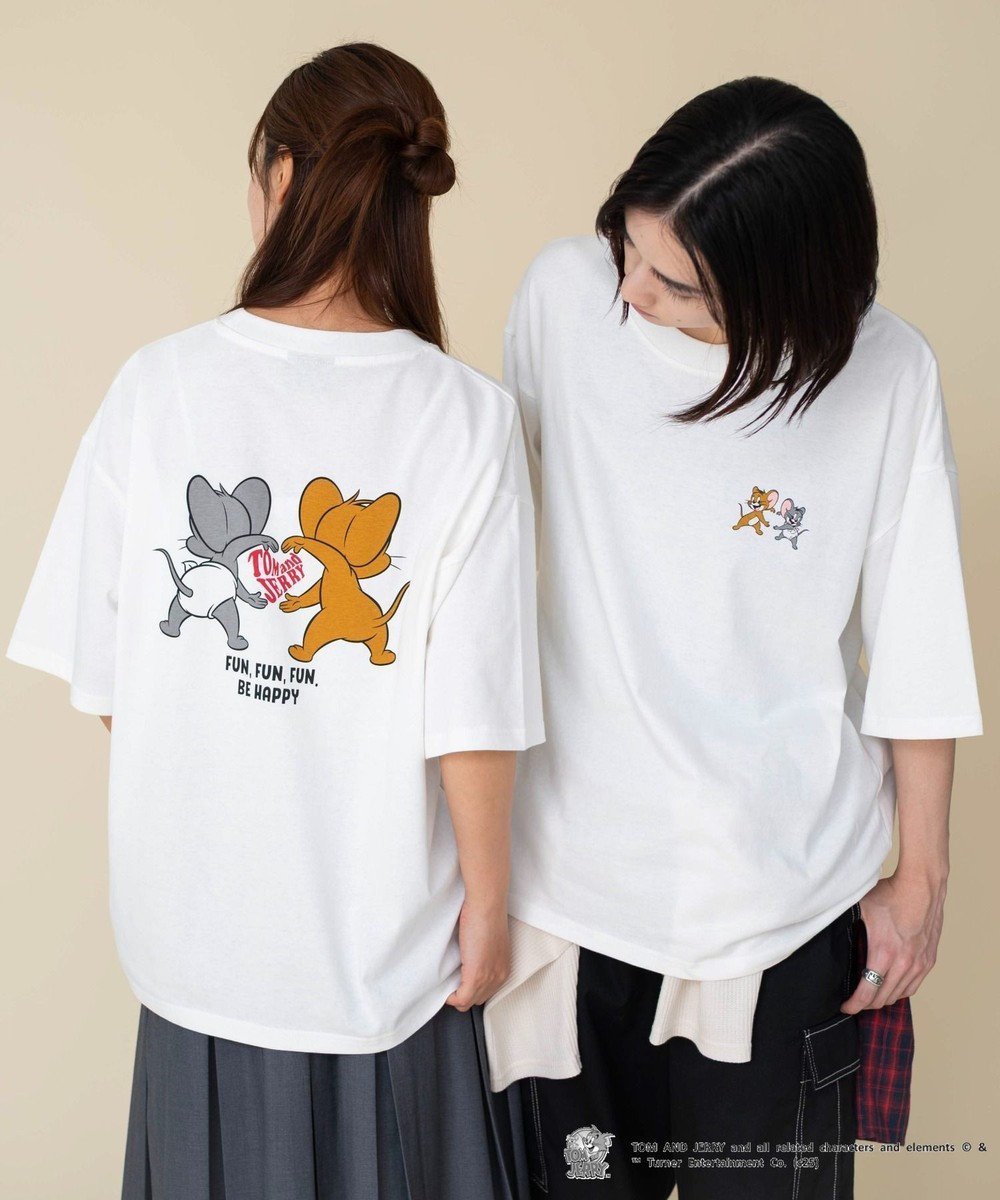 【ウィゴー/WEGO】の【新柄追加/ユニセックス着用アイテム/SMLサイズ展開】TOMandJERRYグラフィックT(S) インテリア・キッズ・メンズ・レディースファッション・服の通販 founy(ファニー) 　ファッション　Fashion　レディースファッション　Fashion for Women　トップス・カットソー　Cut & Sew Tops　シャツ・ブラウス・オフィスカジュアル　Elegant Blouses & Button-Ups　ロングTシャツ・Tシャツ　Longline T-Shirts & Tees　カットソー・ベーシックTシャツ　Cut-and-Sewn Tops / Stretch Tees & Basics　ヴィンテージ　Vintage Style　春　Spring　カットソー　Cut and Sewn Top　カーゴパンツ　Cargo Pants, Utility Pants　キャラクター　Character, Licensed Characters　グラフィック　Graphic, Graphic Design　今季　This Season, Current Season　スマホ　Smartphone, Mobile Device　ダメージ　Distressed, Destroyed　デニム　Denim, Jeans Material　ネコ　Cat, Feline Motif　人気　Popular, Best Seller　パターン　Pattern, Design Print　プリント　Print, Printed Pattern　S/S・春夏　SS, Spring/Summer, Warm Season　再入荷　Restock / Back in Stock　おすすめ　Recommended / Our Picks　夏　Summer　柄9|ID: prp329100004527112 ipo3291000000033203749