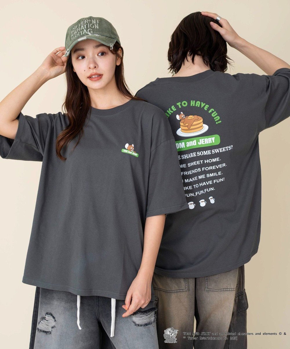 【ウィゴー/WEGO】の【新柄追加/ユニセックス着用アイテム/SMLサイズ展開】TOMandJERRYグラフィックT(S) インテリア・キッズ・メンズ・レディースファッション・服の通販 founy(ファニー) 　ファッション　Fashion　レディースファッション　Fashion for Women　トップス・カットソー　Cut & Sew Tops　シャツ・ブラウス・オフィスカジュアル　Elegant Blouses & Button-Ups　ロングTシャツ・Tシャツ　Longline T-Shirts & Tees　カットソー・ベーシックTシャツ　Cut-and-Sewn Tops / Stretch Tees & Basics　ヴィンテージ　Vintage Style　春　Spring　カットソー　Cut and Sewn Top　カーゴパンツ　Cargo Pants, Utility Pants　キャラクター　Character, Licensed Characters　グラフィック　Graphic, Graphic Design　今季　This Season, Current Season　スマホ　Smartphone, Mobile Device　ダメージ　Distressed, Destroyed　デニム　Denim, Jeans Material　ネコ　Cat, Feline Motif　人気　Popular, Best Seller　パターン　Pattern, Design Print　プリント　Print, Printed Pattern　S/S・春夏　SS, Spring/Summer, Warm Season　再入荷　Restock / Back in Stock　おすすめ　Recommended / Our Picks　夏　Summer　柄12|ID: prp329100004527112 ipo3291000000033203752