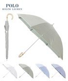 【ムーンバット/MOONBAT】の【軽量】POLO RALPH LAUREN 晴雨兼用日傘 長傘 ストライプスカラ/遮光 遮熱 UV カーキー|ID: prp329100004527118 ipo3291000000032015285