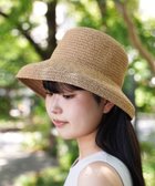 【石田製帽/ISHIDASEIBOU】の【洗える/折り畳める】美濃和紙xコットンブレード ウォッシャブルカサブランカ ベージュミックス|ID: prp329100004527120 ipo3291000000032015295