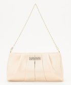 【エニィ スィス/any SiS】の【2WAY】ビジュー調タック パーティバッグ 人気、トレンドファッション・服の通販 founy(ファニー) ファッション Fashion レディースファッション Fashion for Women バッグ Bags クラッチ Clutch, Clutch Bag サテン Satin, Glossy Fabric ショルダー Shoulder, Shoulder Strap チェーン Chain, Chain Strap パーティ Party, Party Style ビジュー Bijou, Jewel-like Accent エレガント 上品 Elegant thumbnail ゴールド系|ID: prp329100004527128 ipo3291000000034981489