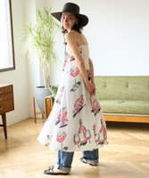 【アンフィーロ 自由区/UNFILO】の【Lee Izumida×UNFILO】プリント キャミワンピース 人気、トレンドファッション・服の通販 founy(ファニー) ファッション Fashion レディースファッション WOMEN ワンピース Dress キャミワンピース No Sleeve Dresses アクリル Acrylic 春 Spring キャミワンピース Cami Dress ジョーゼット Georgette スペシャル Special デニム Denim プリント Print モチーフ Motif S/S・春夏 Ss・Spring/Summer おすすめ Recommend 夏 Summer |ID:prp329100004527187