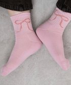 【ウィゴー/WEGO】の底パイルデザインソックス(丈14㎝) ライトピンク|ID: prp329100004527192 ipo3291000000032015513
