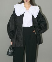 【グリーンパークス/Green Parks】のMA-1ペプラムブルゾン 人気、トレンドファッション・服の通販 founy(ファニー) ファッション Fashion レディースファッション WOMEN アウター Coat Outerwear ジャケット Jackets ブルゾン Blouson/Jackets MA-1 MA-1 ギャザー Gather 切替 Switching シャーリング Shirring ジャケット Jacket スリーブ Sleeve バルーン Balloon フェミニン Feminine フロント Front ブルゾン Blouson ペプラム Peplum ポケット Pocket メタル Metal A/W・秋冬 Aw・Autumn/Winter・Fw・Fall-Winter おすすめ Recommend エレガント 上品 Elegant |ID:prp329100004527208