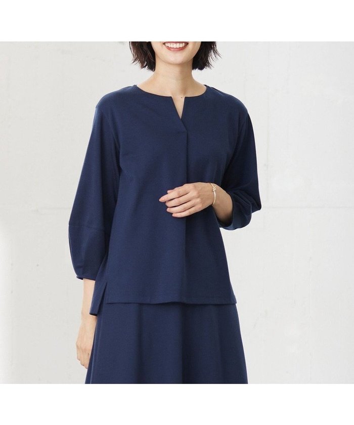 【ジェイ プレス/J.PRESS】のセルロースリバー カットソー インテリア・キッズ・メンズ・レディースファッション・服の通販 founy(ファニー) https://founy.com/ ファッション Fashion レディースファッション WOMEN トップス・カットソー Tops/Tshirt シャツ/ブラウス Shirts/Blouses ロング / Tシャツ T-Shirts カットソー Cut and Sewn おすすめ Recommend カットソー Cut And Sew カーディガン Cardigan スリット Slit スリーブ Sleeve フェミニン Feminine エレガント 上品 Elegant 再入荷 Restock/Back In Stock/Re Arrival 夏 Summer 秋 Autumn/Fall A/W・秋冬 Aw・Autumn/Winter・Fw・Fall-Winter |ID: prp329100004527213 ipo3291000000032015598