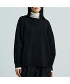 【アンクレイヴ/uncrave】の【洗える】スムースニット スウェット風プルオーバー(uncrave WHITE) ブラック|ID: prp329100004527216 ipo3291000000032015613