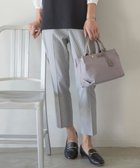 【ジェイ プレス/J.PRESS】の【洗える】シャークスキンハウンドトゥース テーパード パンツ ライトグレーチェック系3|ID: prp329100004527219 ipo3291000000032015623
