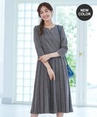 【ティアクラッセ/Tiaclasse】の【洗える】プリーツワンピース チャコールグレー|ID: prp329100004527227 ipo3291000000032708924