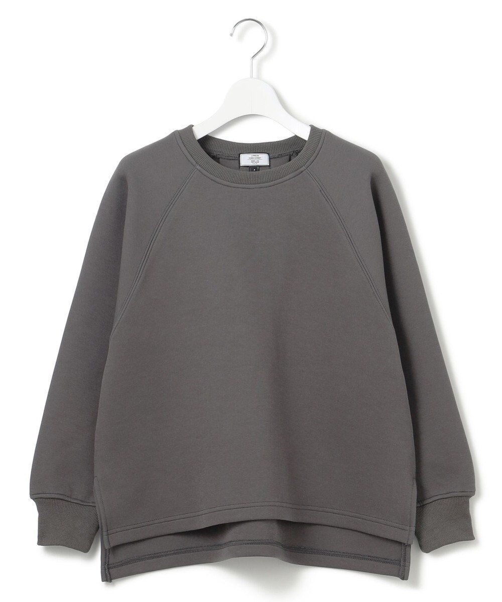 【ジェイプレスヨークストリート/J.PRESS YORK STREET】の【WOMEN】ダンボールジャージー スウェット インテリア・キッズ・メンズ・レディースファッション・服の通販 founy(ファニー) 　ファッション　Fashion　レディースファッション　WOMEN　トップス・カットソー　Tops/Tshirt　パーカ　Sweats　スウェット　Sweat　ジャージー　Jersey　スウェット　Sweat　スリット　Slit　スリーブ　Sleeve　リラックス　Relax　A/W・秋冬　Aw・Autumn/Winter・Fw・Fall-Winter　S/S・春夏　Ss・Spring/Summer　夏　Summer　エレガント 上品　Elegant　グレー系|ID: prp329100004527237 ipo3291000000032015693