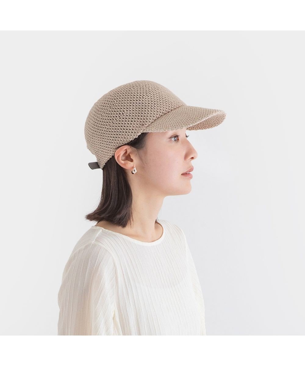 【林八百吉商店/HAYASHIYAOKICHI】のJin no beat shi te cassie サーモキャップ インテリア・キッズ・メンズ・レディースファッション・服の通販 founy(ファニー) 　ファッション　Fashion　レディースファッション　WOMEN　帽子　Hats　おすすめ　Recommend　キャップ　Cap　シンプル　Simple　メッシュ　Mesh　帽子　Hat　ベージュ|ID: prp329100004527242 ipo3291000000032015713