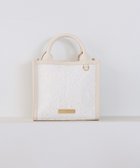 【メゾンドフルール/Maison de FLEUR】のフラワーレース2Wayスクエアトートバッグ Ivory|ID: prp329100004527243 ipo3291000000032654362