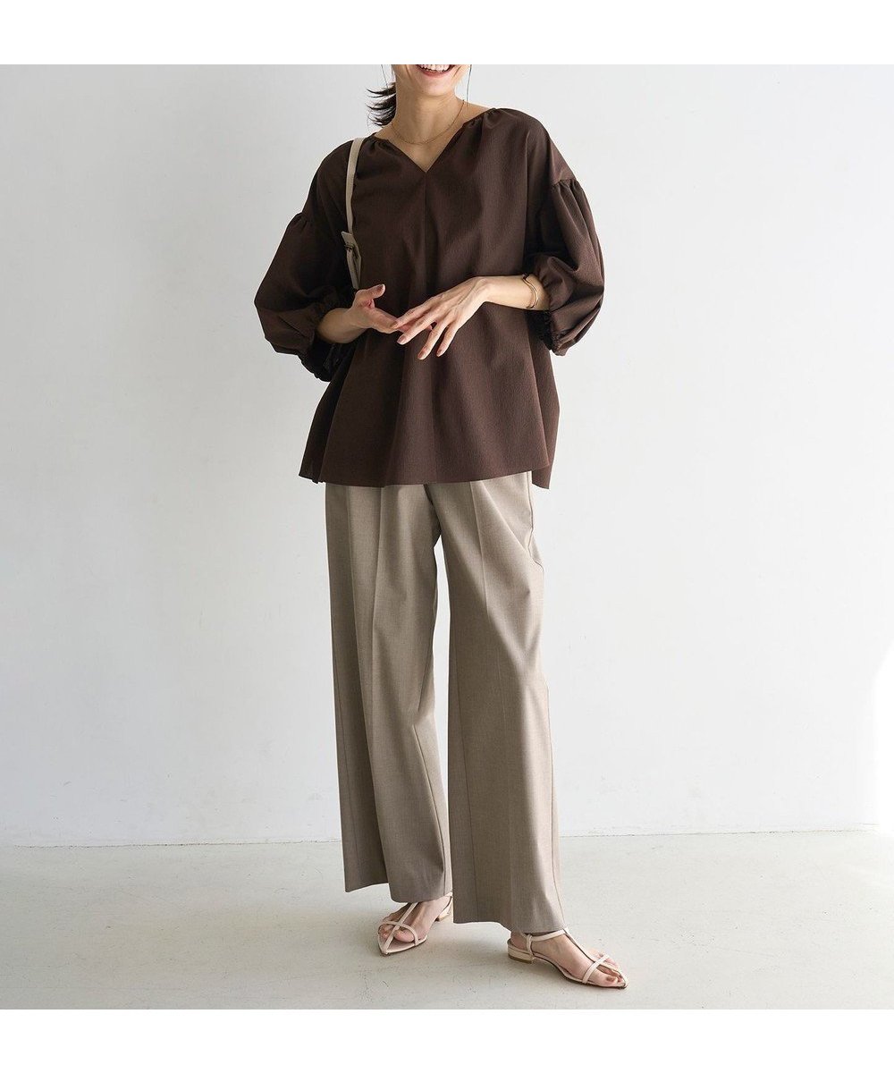 【アンフィーロ 自由区/UNFILO】の【新色追加/洗える】イージーワイドパンツ 人気、トレンドファッション・服の通販 founy(ファニー) 　ファッション　Fashion　レディースファッション　WOMEN　パンツ　Pants　洗える　Washable　軽量　Lightweight　シャーリング　Shirring　シンプル　Simple　ストレッチ　Stretch　バランス　Balance　ワイド　Wide　A/W・秋冬　Aw・Autumn/Winter・Fw・Fall-Winter　S/S・春夏　Ss・Spring/Summer　再入荷　Restock/Back In Stock/Re Arrival　夏　Summer　旅行　Travel　ビジネス 仕事 通勤　Business　 other-1|ID: prp329100004527246 ipo3291000000032015722