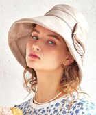 【トッカ/TOCCA】の【UV90%以上カット・吸水速乾・接触冷感・抗菌防臭】BIG RIBBON WIDE BRIM HAT 帽子 ベージュ系|ID: prp329100004527261 ipo3291000000032015796
