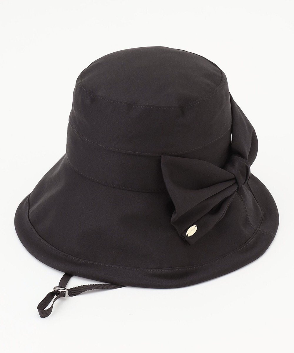 【トッカ/TOCCA】の【UV90%以上カット・吸水速乾・接触冷感・抗菌防臭】BIG RIBBON WIDE BRIM HAT 帽子 インテリア・キッズ・メンズ・レディースファッション・服の通販 founy(ファニー) 　ファッション　Fashion　レディースファッション　WOMEN　帽子　Hats　吸水　Water Absorption　抗菌　Antibacterial　フェミニン　Feminine　帽子　Hat　ラップ　Wrap　リボン　Ribbon　S/S・春夏　Ss・Spring/Summer　夏　Summer　2024年　2024　2024春夏・S/S　Ss,Spring/Summer,2024　エレガント 上品　Elegant　ブラック系|ID: prp329100004527261 ipo3291000000032015797