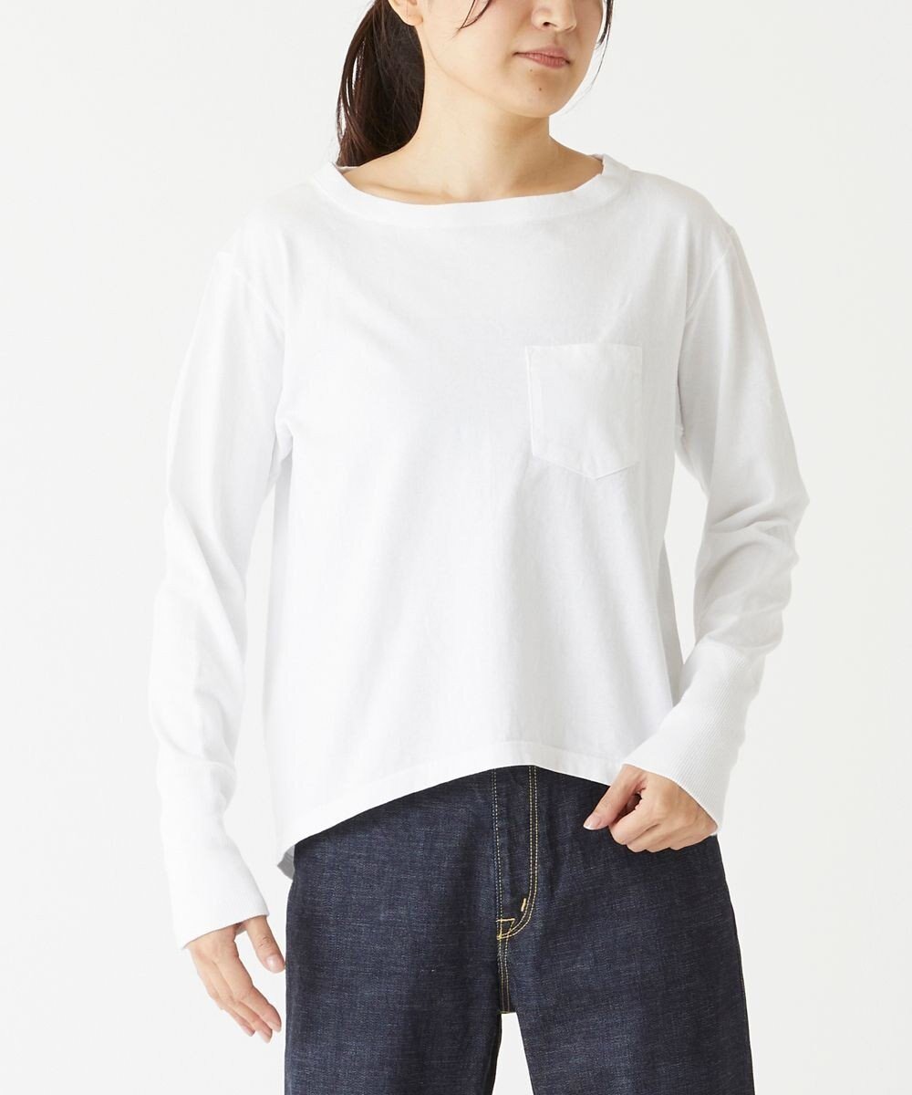 【サキュウ/caqu】のcaqu x good on long sleeve pocket tee リラックスフィットポケットTシャツ インテリア・キッズ・メンズ・レディースファッション・服の通販 founy(ファニー) ファッション Fashion レディースファッション Fashion for Women トップス・カットソー Cut & Sew Tops シャツ・ブラウス・オフィスカジュアル Elegant Blouses & Button-Ups ロングTシャツ・Tシャツ Longline T-Shirts & Tees カットソー・ベーシックTシャツ Cut-and-Sewn Tops / Stretch Tees & Basics カットソー Cut and Sewn Top ジーンズ Jeans, Denim Pants ポケット Pocket, Pocket Detail リラックス Relax, Relaxed Fit A/W・秋冬 Autumn/Winter S/S・春夏 SS, Spring/Summer, Warm Season 夏 Summer white|ID: prp329100004527267 ipo3291000000033670866