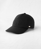 【トッカ/TOCCA】の【UV90%以上カット・吸水速乾・接触冷感・抗菌防臭・サイズ調整可・洗える】DANCING RIBBON LOGOCAP キャップ ブラック系|ID: prp329100004527318 ipo3291000000032016037