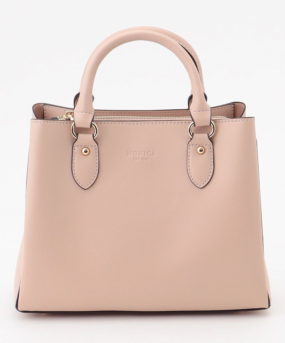 【ラ バガジェリー/LA BAGAGERIE】の【MONICA】スクエア2WAYハンドバッグ インテリア・キッズ・メンズ・レディースファッション・服の通販 founy(ファニー) ファッション Fashion レディースファッション Fashion for Women バッグ Bags イエロー Yellow コンパクト Compact, Small Size シンプル Simple, Minimal スクエア Square, Square Shape スマート Smart, Elegant ポケット Pocket, Pocket Detail マグネット Magnet, Magnetic Closure エレガント 上品 Elegant 別注 Limited Edition, Custom Order 財布 Wallet, Purse ピンク|ID: prp329100004527321 ipo3291000000033684914