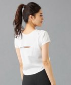 【チャコット/Chacott】のChacott BALANCE HandsomeCotton カットアウトTシャツ ホワイト|ID: prp329100004527336 ipo3291000000032016116