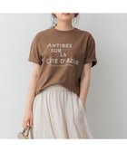 【23区/NIJYUSANKU】の【SLOW/一部店舗限定】MVSコットン デザイン ロゴTシャツ ブラウン系|ID: prp329100004527338 ipo3291000000032016127